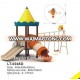 Children outdoor playground combine slide LT-0046D