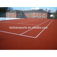 Clay Color Taishan Sports Industry Group Synthetic Grass for Tennis