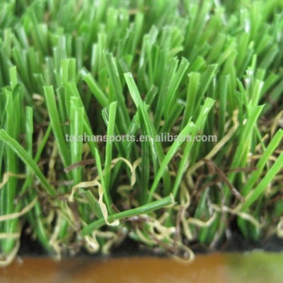 High density synthetic turf lawn landscaping